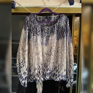 Chiffon Print Blouse